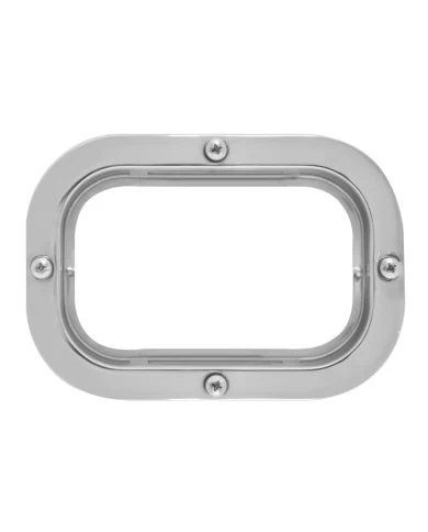 GG87147 - S.S. FLANGE MOUNT RIM FOR RECT SEALED LIGHT GG87147 - S.S. FLANGE MOUNT RIM FOR RECT SEALED LIGHT