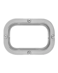 GG87147 - S.S. FLANGE MOUNT RIM FOR RECT SEALED LIGHT