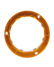 GG87260 - 4" AMBER REFLECTIVE PLASTIC FLANGE MOUNT BEZEL