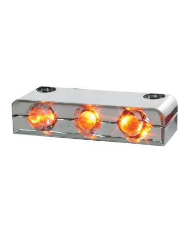 GG87400 - AMBER LED STEP LIGHT CR. HOUSING GG87400 - AMBER LED STEP LIGHT CR. HOUSING