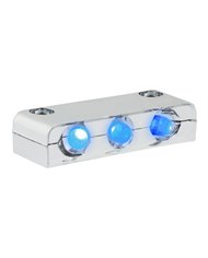 GG87401 - BLUE 3-LED STEP LIGHT CR. PL. HOUSING GG87401 - BLUE 3-LED STEP LIGHT CR. PL. HOUSING