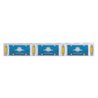 UP37444-UltraBurst Glass Watermelon Flush Mount Kit With 18 LED Bulb-Blue LED/Clear Lens