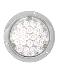 GG87584 - 4" PEARL WHITE 24 LED LIGHT W/ CR. DIE CAST HOUSING GG87584 - 4" PEARL WHITE 24 LED LIGHT W/ CR. DIE CAST HOUSING