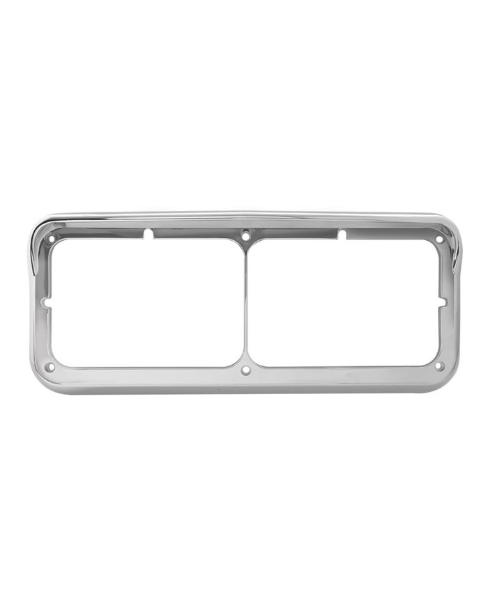 GG87590 - CR. PLASTIC DUAL HEADLIGHT BEZEL W/VISOR FOR PETE,KW,FLT GG87590 - CR. PLASTIC DUAL HEADLIGHT BEZEL W/VISOR FOR PETE,KW,FLT