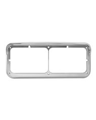 GG87590 - CR. PLASTIC DUAL HEADLIGHT BEZEL W/VISOR FOR PETE,KW,FLT GG87590 - CR. PLASTIC DUAL HEADLIGHT BEZEL W/VISOR FOR PETE,KW,FLT