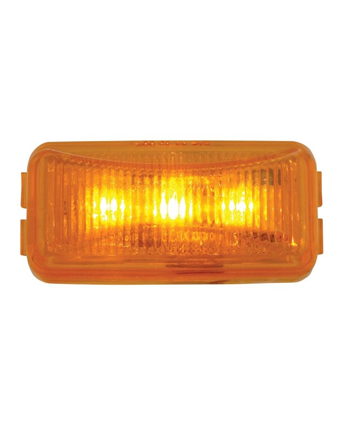 GG87640 - SMALL RECT. AMBER 3-LED SEALED LIGHT GG87640 - SMALL RECT. AMBER 3-LED SEALED LIGHT