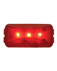 GG87645 - SMALL RECT. RED 3-LED MARKER SEALED LIGHT GG87645 - SMALL RECT. RED 3-LED MARKER SEALED LIGHT
