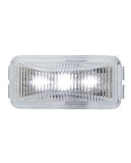GG87647 - SMALL RECT. WHITE/CLEAR 3-LED UTILITY SEALED LIGHT