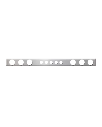 GG88009 - 1 PC CR. REAR LIGHT BAR W/ 4-7/16" & 2-1/4" HOLES GG88009 - 1 PC CR. REAR LIGHT BAR W/ 4-7/16" & 2-1/4" HOLES