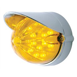 UP37450-19 LED Watermelon Flush Mount Kit With Visor - Amber LED/Amber Lens