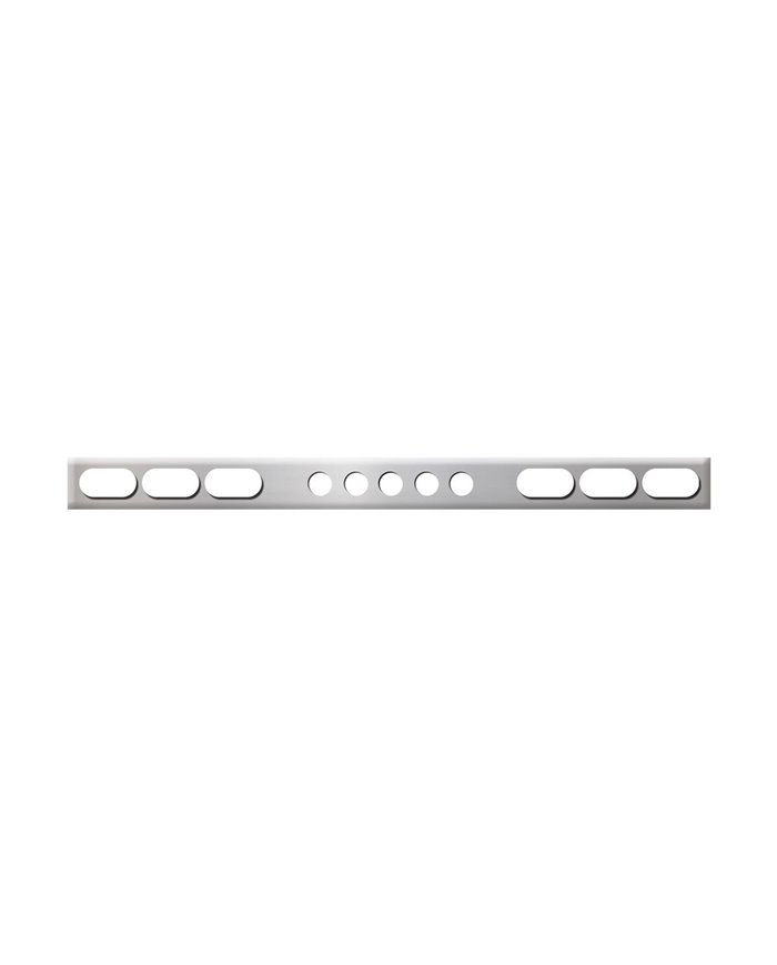 GG88059 - 1 PC SS REAR LIGHT BAR W/OVAL & 2-1/4" HOLES GG88059 - 1 PC SS REAR LIGHT BAR W/OVAL & 2-1/4" HOLES