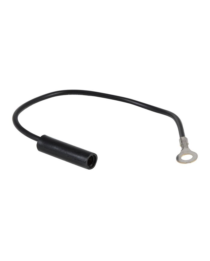 GG88093 - 7" LEAD SINGLE FEMALE PLUG FOR 0.180 BULLET, BLACK WIRE/RING GG88093 - 7" LEAD SINGLE FEMALE PLUG FOR 0.180 BULLET, BLACK WIRE/RING