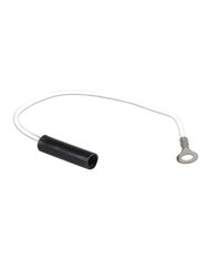 GG88094 - 7" LEAD SINGLE FEMALE PLUG FOR 0.180 BULLET, WHITE WIRE/RING GG88094 - 7" LEAD SINGLE FEMALE PLUG FOR 0.180 BULLET, WHITE WIRE/RING
