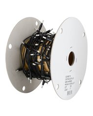 GG88110 - 7" BLACK SINGLE 0.180 BULLET CONTINUOUS WIRE ROLL, 100 PLUG GG88110 - 7" BLACK SINGLE 0.180 BULLET CONTINUOUS WIRE ROLL, 100 PLUG