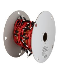 GG88111 - 7" RED SINGLE 0.180 BULLET CONTINUOUS WIRE ROLL, 100 PLUG GG88111 - 7" RED SINGLE 0.180 BULLET CONTINUOUS WIRE ROLL, 100 PLUG