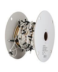 GG88112 - 7" WHITE SINGLE 0.180 BULLET CONTINUOUS WIRE ROLL, 100 PLUG GG88112 - 7" WHITE SINGLE 0.180 BULLET CONTINUOUS WIRE ROLL, 100 PLUG