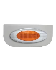 GG89010 - 8-1/4" CR. L BRACKET W/1 AMBER 2K LIGHT GG89010 - 8-1/4" CR. L BRACKET W/1 AMBER 2K LIGHT