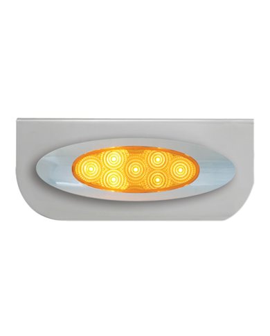 GG89026 - 8-1/4" SS L BRACKET W/1 AMBER Y2K SPYDER LED LIGHT GG89026 - 8-1/4" SS L BRACKET W/1 AMBER Y2K SPYDER LED LIGHT