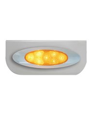 GG89026 - 8-1/4" SS L BRACKET W/1 AMBER Y2K SPYDER LED LIGHT