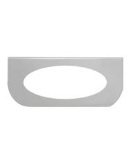 GG89029 - 8-1/4" S.S. L BRACKET W/Y2K LIGHT HOLES