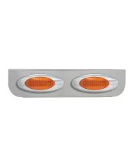 GG89030 - 16-1/2" CR L BRACKET W/2 AMBER Y2K LIGHTS