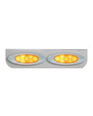 GG89036 - 16-1/2" CR L BRACKET W/2 AMBER Y2K SPYDER LED LIGHT GG89036 - 16-1/2" CR L BRACKET W/2 AMBER Y2K SPYDER LED LIGHT