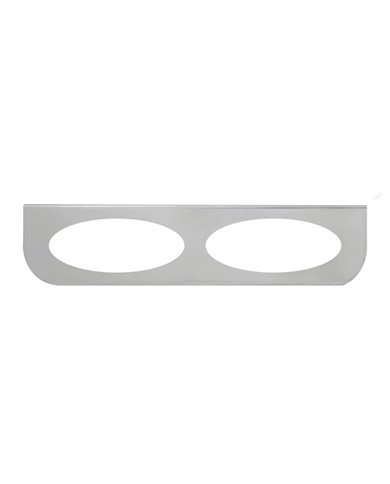 GG89049 - 16-1/2" S.S. L BRACKET W/Y2K LIGHT HOLES GG89049 - 16-1/2" S.S. L BRACKET W/Y2K LIGHT HOLES