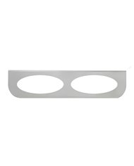 GG89049 - 16-1/2" S.S. L BRACKET W/Y2K LIGHT HOLES