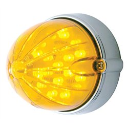 UP37452-19 LED Watermelon Flush Mount Kit - Amber LED/Amber Lens