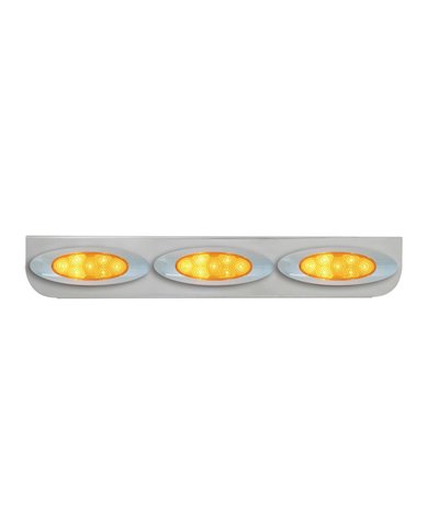 GG89056 - 24-3/4" CR L BRACKET W/3 AMBER Y2K SPYDER LED LIGHT GG89056 - 24-3/4" CR L BRACKET W/3 AMBER Y2K SPYDER LED LIGHT