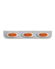 GG89060 - 24-3/4" SS L BRACKET W/3 AMBER Y2K LIGHTS GG89060 - 24-3/4" SS L BRACKET W/3 AMBER Y2K LIGHTS