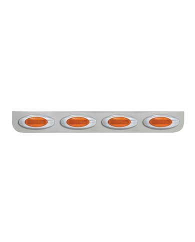 GG89070 - 33-1/4" CR L BRACKET W/4 AMBER Y2K LIGHTS GG89070 - 33-1/4" CR L BRACKET W/4 AMBER Y2K LIGHTS