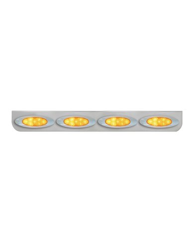 GG89076 - 33-1/4" CR L BRACKET W/4 AMBER Y2K SPYDER LED LIGHT GG89076 - 33-1/4" CR L BRACKET W/4 AMBER Y2K SPYDER LED LIGHT