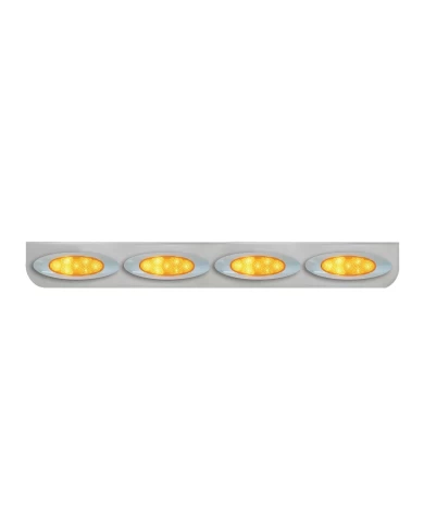 GG89086 - 33-1/4" SS L BRACKET W/4 AMBER Y2K SPYDER LED LIGHT GG89086 - 33-1/4" SS L BRACKET W/4 AMBER Y2K SPYDER LED LIGHT
