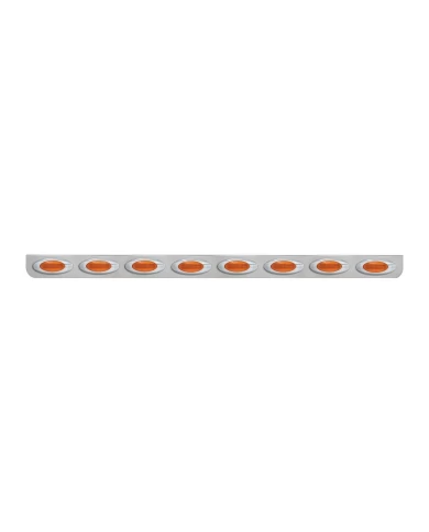 GG89090 - 79-1/2" SS L BRACKET W/8 AMBER Y2K LIGHTS GG89090 - 79-1/2" SS L BRACKET W/8 AMBER Y2K LIGHTS