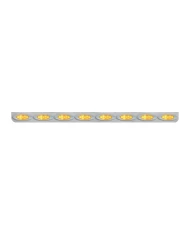 GG89096 - 79-1/2" SS L BRACKET W/8 AMBER Y2K SPYDER LED LIGHT