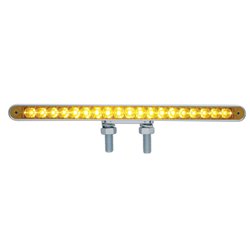 UP37473-38 LED 12" Reflector Double Face Light Bar - Amber LED/Amber Lens