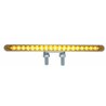 UP37473-38 LED 12" Reflector Double Face Light Bar - Amber LED/Amber Lens