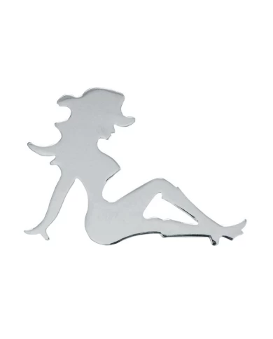 GG90023 - CR. COWGIRL W/BOOTS L/H 2 STUD MOUNT 4"X5-3/4" GG90023 - CR. COWGIRL W/BOOTS L/H 2 STUD MOUNT 4"X5-3/4"