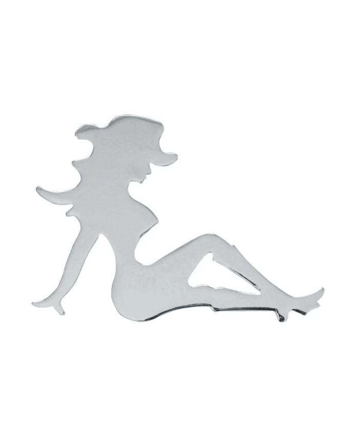 GG90023 - CR. COWGIRL W/BOOTS L/H 2 STUD MOUNT 4"X5-3/4"