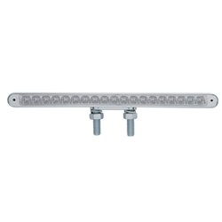 UP37474-38 LED 12" Reflector Double Face Light Bar - Amber LED/Clear Lens