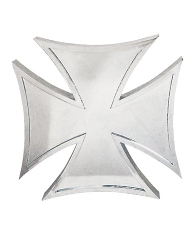 GG90051 - CR. PLASTIC IRON CROSS W/TAPE 4"X4" GG90051 - CR. PLASTIC IRON CROSS W/TAPE 4"X4"