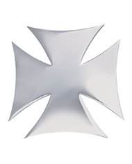 GG90052 - CR. STEEL IRON CROSS W/STUDS 4"X4"