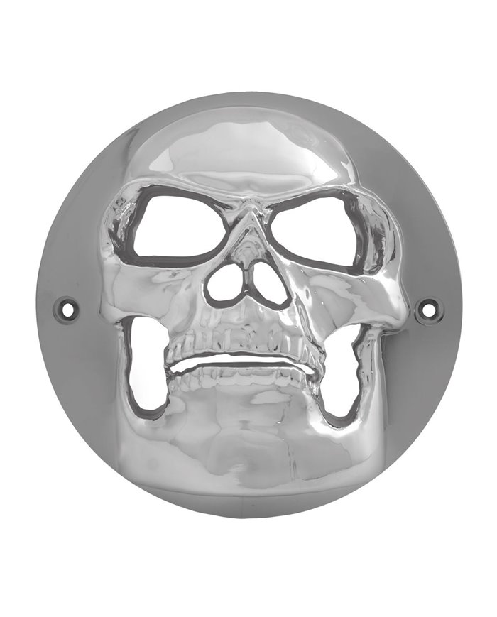 GG90090 - CR. PLASTIC 4" SKULL BEZEL COVER FOR 4" LIGHT/GROMMET
