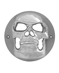GG90090 - CR. PLASTIC 4" SKULL BEZEL COVER FOR 4" LIGHT/GROMMET