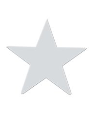 GG90212 - CR. 3" STAR W/ ADHESIVE TAPE