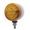 UP37484-30 LED 3" Dual Function Reflector Double Face Light - Amber LED/Clear Lens