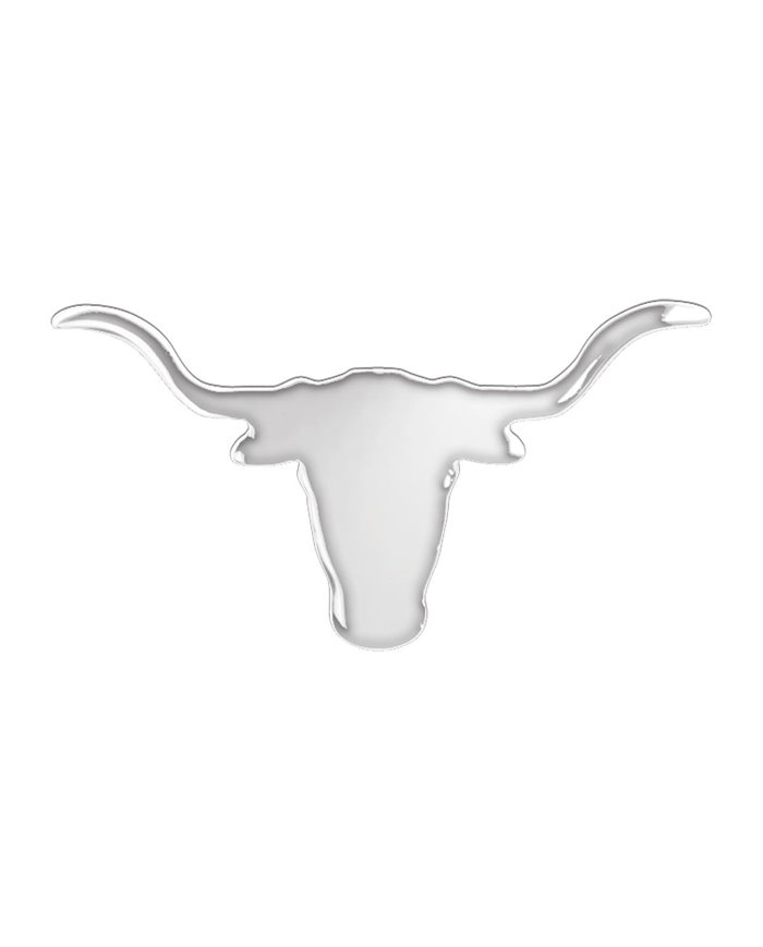 GG90224 - CR. MEDIUM LONGHORN SKULL W/ ADHESIVE TAPE, 6"X3"