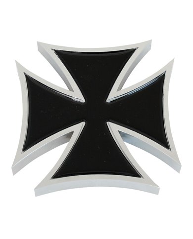 GG90240 - 4" CR. PLASTIC IRON CROSS W/ BLACK STICKER, TAPE STYLE GG90240 - 4" CR. PLASTIC IRON CROSS W/ BLACK STICKER, TAPE STYLE