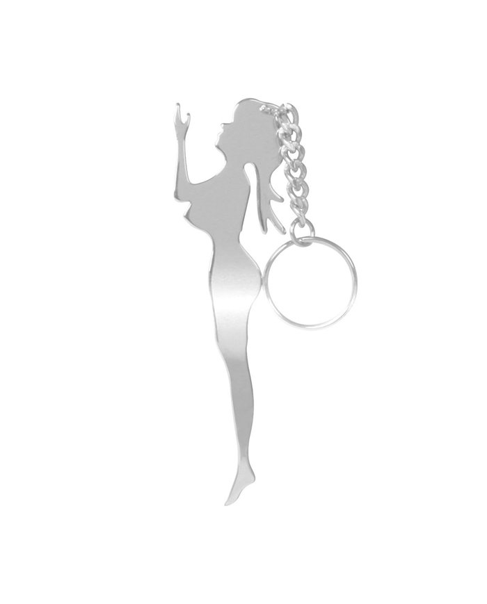 GG90300 - CR. STANDING NUDE KEY CHAIN, 4"X1"